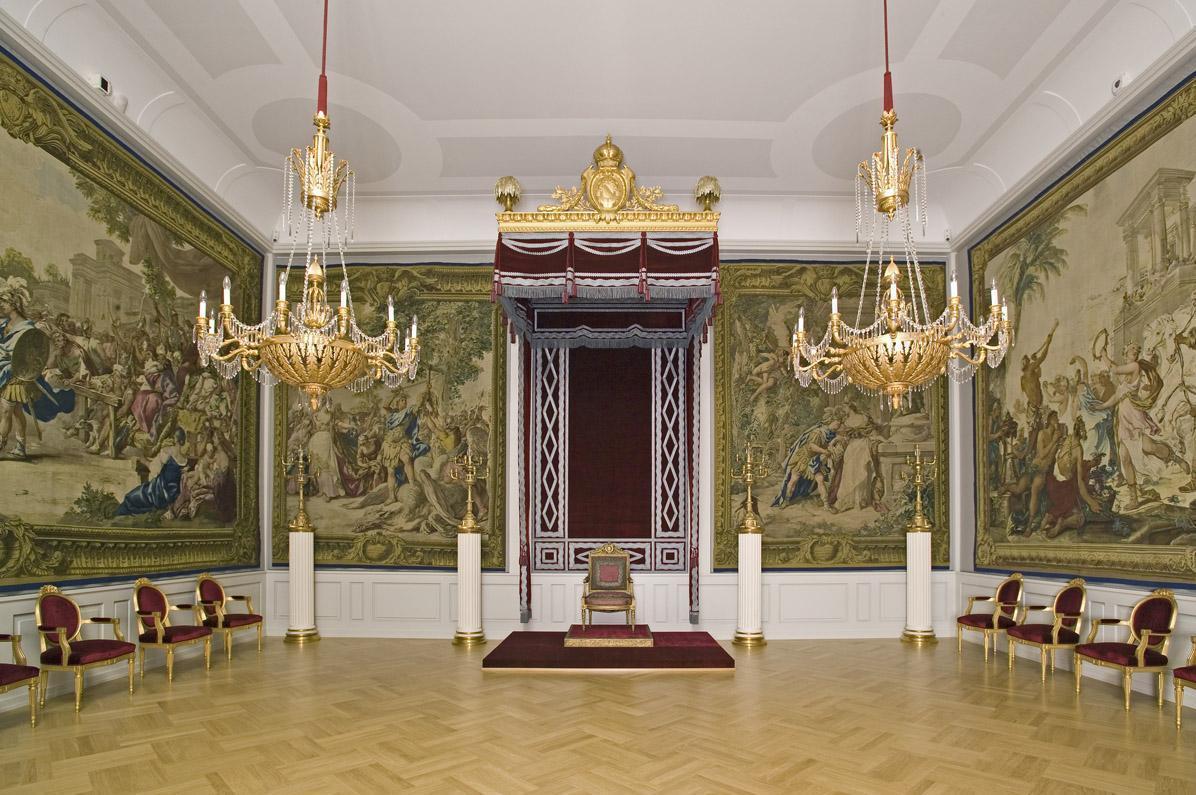 Throne room in the imperial apartment of Mannheim Palace