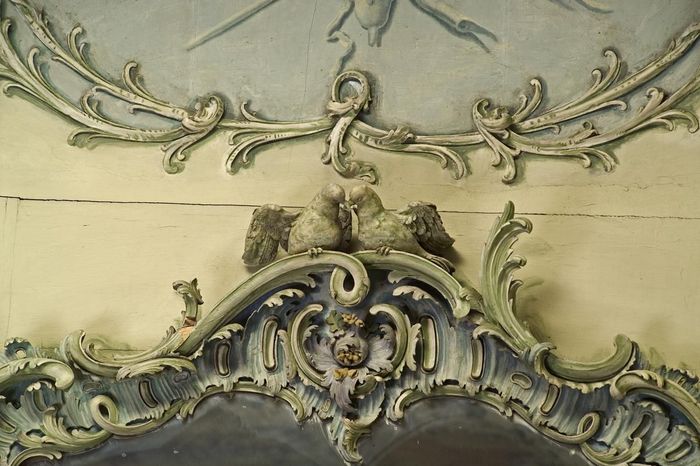 Mannheim Baroque Palace, stucco in the Library and Garden Cabinet
