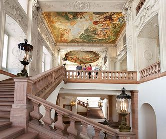 The staircase in Mannheim Palace