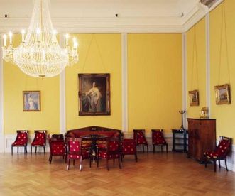 Gelber Salon in Schloss Mannheim