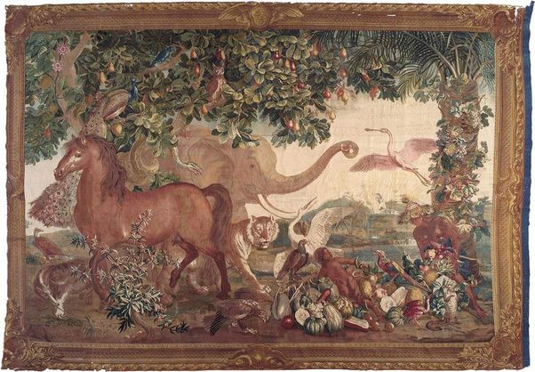 Mannheim Baroque Palace,  Tapestry of an elephant