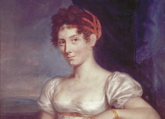 Porträt der Großherzogin Stéphanie von Baden, Pierre-Paul Prud’hon, Aquarell um 1820, Schloss Mannheim