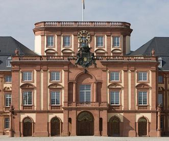 Exterior view of Mannheim Palace