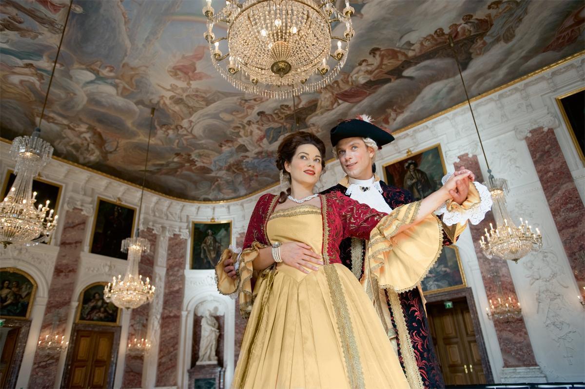 A party at Mannheim Baroque Palace