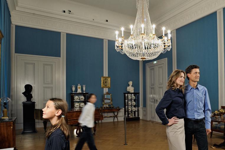 Visitors in Mannheim Palace