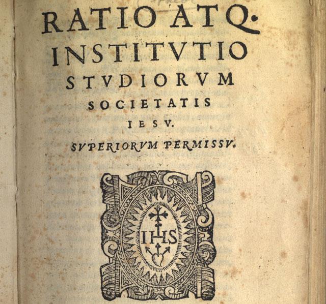 Die „Ratio Studiorum“, Leitfaden und Anleitung zur jesuitischen Erziehung und Ausbildung