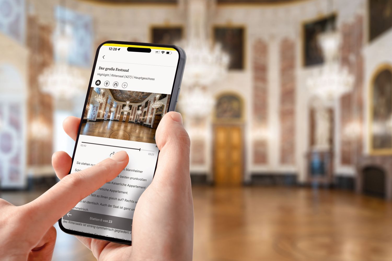 Barockschloss Mannheim, Monument BW App