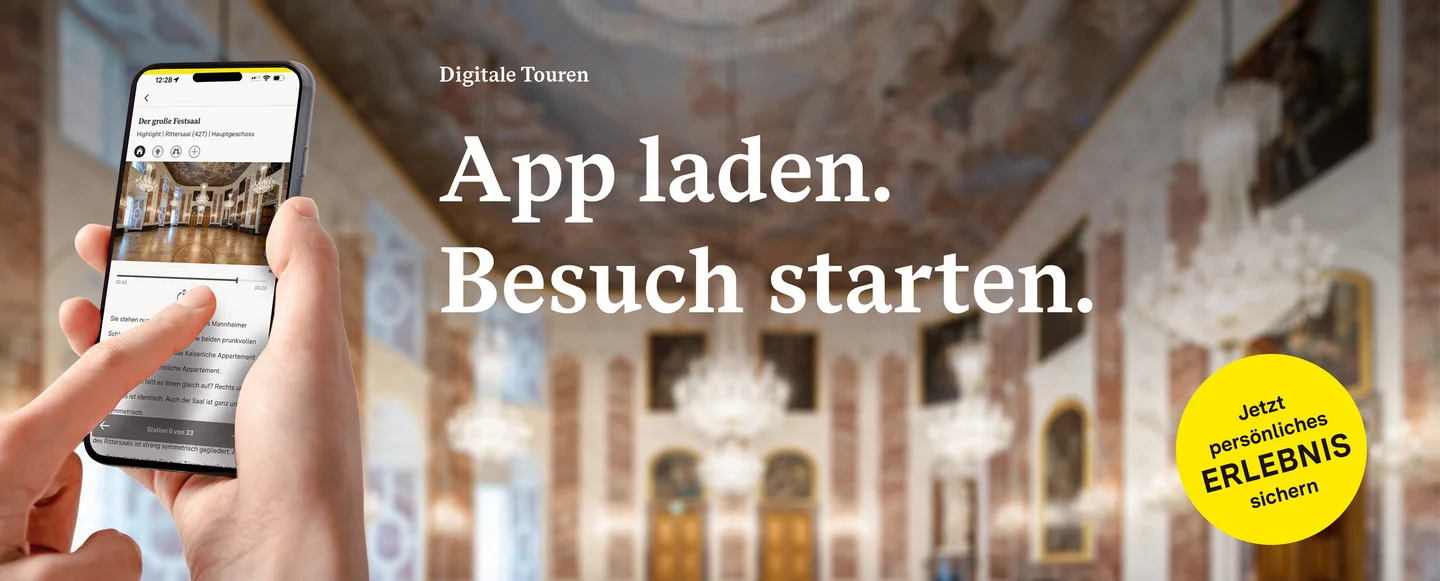 Barockschloss Mannheim, Werbebanner zur App „Monument BW“