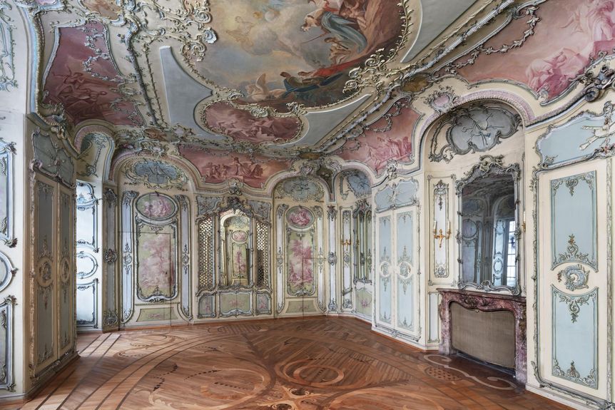 Barockschloss Mannheim, Innen, Bibliothekskabinett