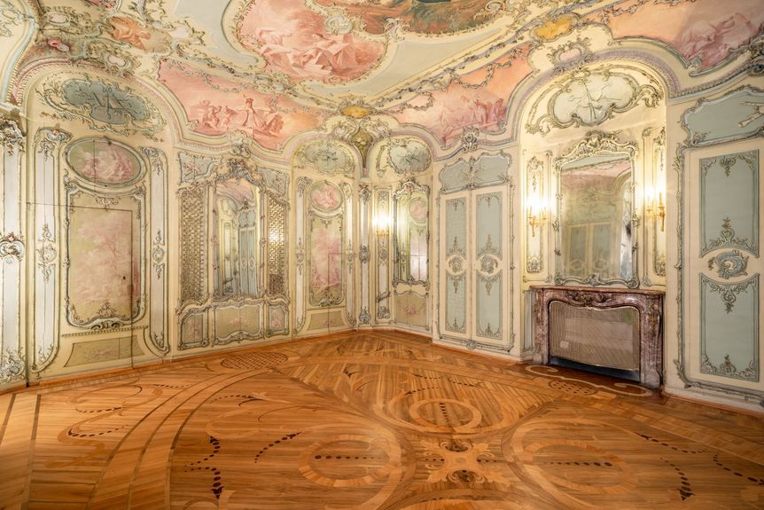 Barockschloss Mannheim, Innen, Bibliothekskabinett