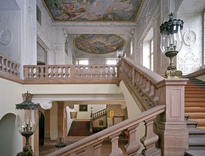 Barockschloss Mannheim, Treppenhaus
