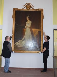 Barockschloss Mannheim, Räumung; Foto: Staatliche Schlösser und Gärten Baden Württemberg, Annemie Danz