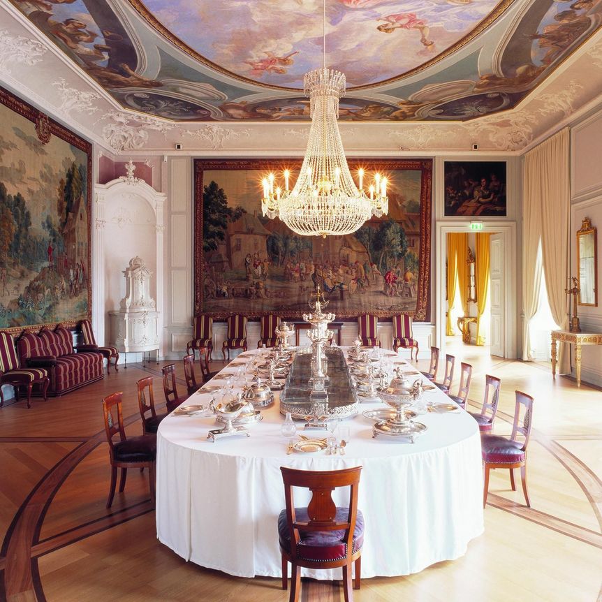 Château Baroque de Mannheim, antichambre d'apparat en argent