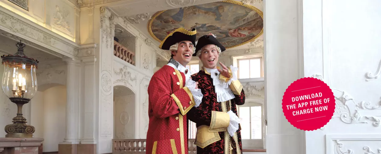 Mannheim Baroque Palace, costumed guides