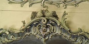 Stucco ornamentation in the Library Cabinet of Mannheim Palace