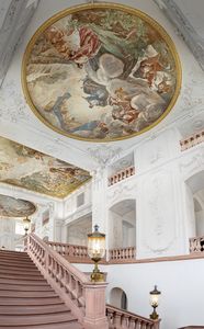 Barockschloss Mannheim, Treppenhaus