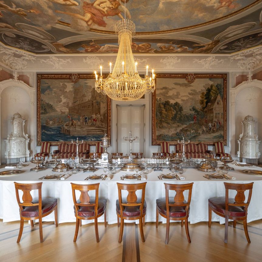 Barockschloss Mannheim, Innen, Speisezimmer
