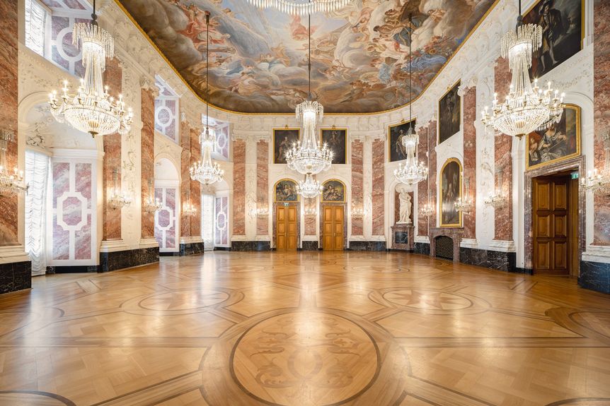 Barockschloss Mannheim, Innen, Rittersaal