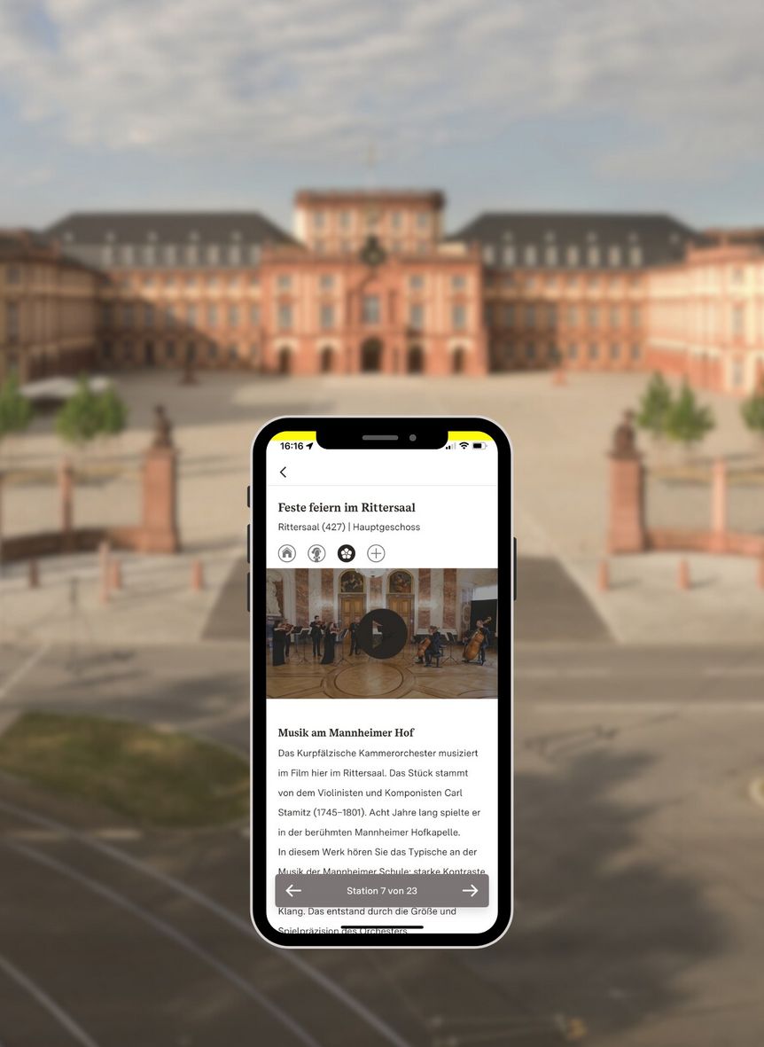 Barockschloss Mannheim, Unterstation der Erlebnistour