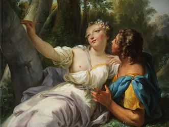 Gemälde „Angelice et Medoro“, Jean-Baptiste Bénard (1683-1765)