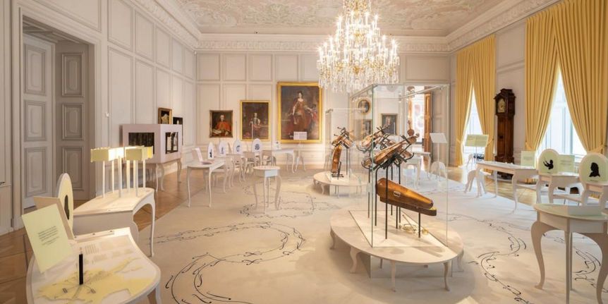 Barockschloss Mannheim, Erlebnisraum Hofmusik im Trabantensaal