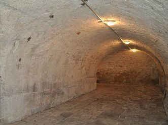 Schwetzingen Palace, ice cellar in the upper waterworks