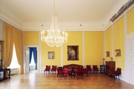Foto: Staatliche Schlösser und Gärten Baden-Württemberg, Dirk Altenkirch Der Gelbe Salon von Barockschloss Mannheim