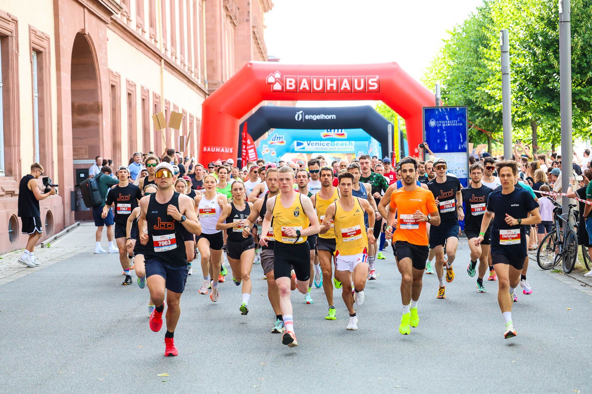 Barockschloss Mannheim, Event, BAUHAUS Firmenlauf, Start