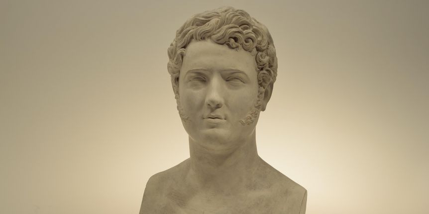 Terracottabüste des Großherzogs Karl von Baden von Joseph Anton Maria Christen, 1819