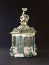 Foto: Staatliche Schlösser und Gärten Baden-Württemberg, Steffen Hauswirth Chinesisches Teehaus aus Porzellan aus dem Barockschloss Mannheim