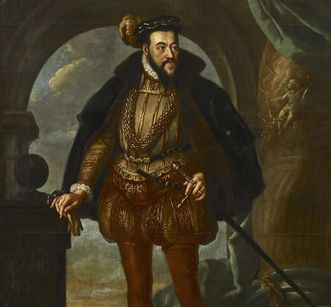 Portrait of Wolfgang von Pfalz-Neuburg, 18th century, now in the ancestral portrait gallery in the Knights' Hall of Mannheim Palace