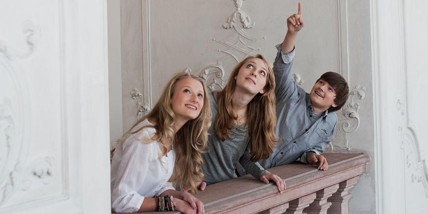 Besucher im Schloss Mannheim