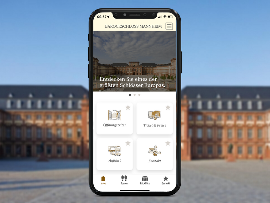 Barockschloss Mannheim, Startseite Multimediaguide Mannheim