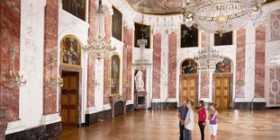 Besucher in Schloss Mannheim