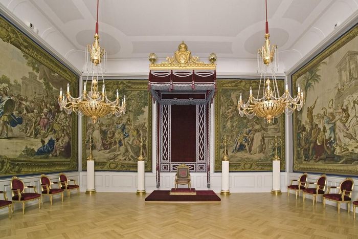 Thronsaal im Kaiserlichen Quartier von Schloss Mannheim