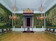 Foto: Staatliche Schlösser und Gärten Baden-Württemberg, Armin Weischer Thronsaal im Barockschloss Mannheim